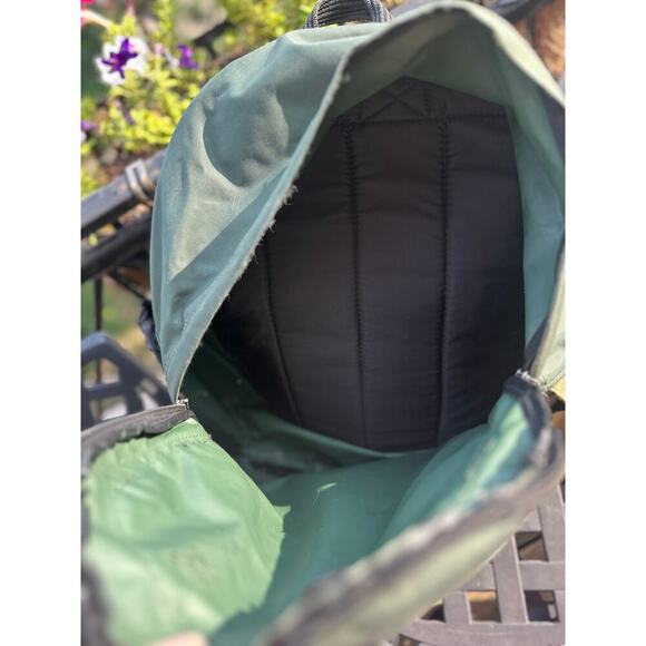 Vintage Wimbledon Tennis Backpack Green Purple Logo 90s Retro Tournament Bag - Picture 10 of 10